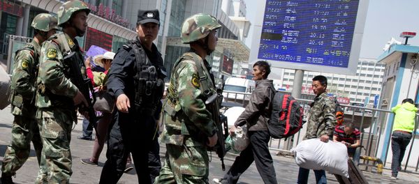 Armed Chinese paramilitary policeme - Sputnik International