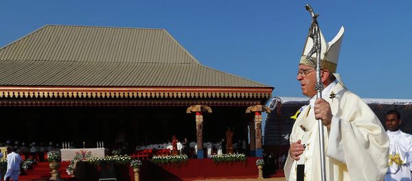 Pope Francis arrives to lead mass in Colombo - Sputnik International