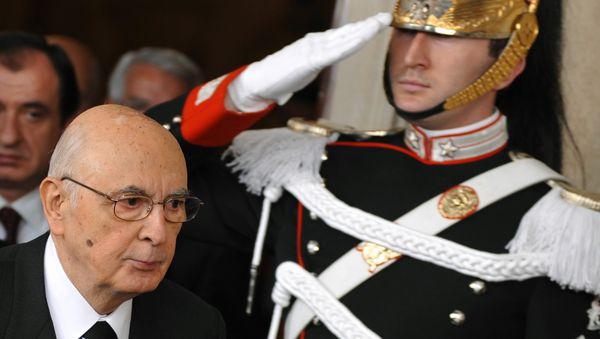 Italian President Giorgio Napolitano - Sputnik International