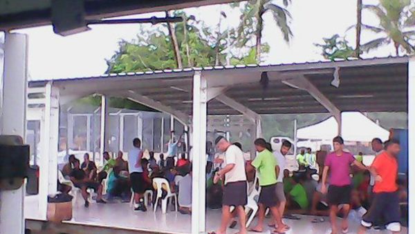 Asylum seekers are pictured in this handout photo provided by the refugee action coalition, taken inside the Manus Island detention centre in Papua New Guinea January 13, 2015 Asylum seekers are pictured in this handout photo provided by the refugee action coalition, taken inside the Manus Island detention centre in Papua New Guinea January 13, 2015 - Sputnik International