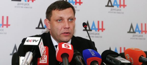 Head of the self-proclaimed Donetsk People's Republic (DPR) Alexander Zakharchenko Head of the self-proclaimed Donetsk People's Republic (DPR) Alexander Zakharchenko - Sputnik International