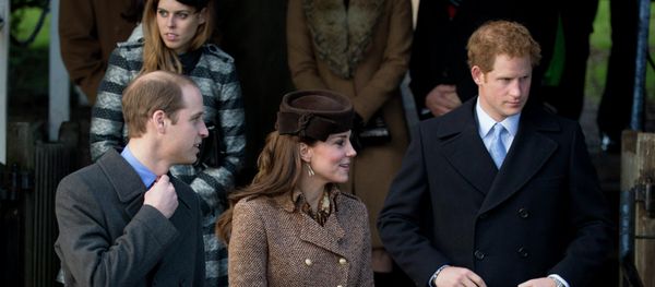 Britain's Prince William, left, his wife Kate Duchess of Cambridge and brother Prince Harry leave after attending the British royal family's traditional Christmas Day church service Britain's Prince William, left, his wife Kate Duchess of Cambridge and brother Prince Harry leave after attending the British royal family's traditional Christmas Day church service - Sputnik International
