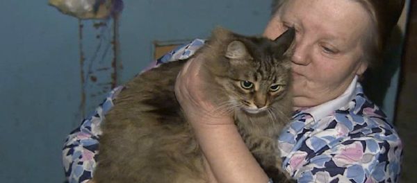 A cat living in an apartment block stairwell came to international attention after helping to save the life of an abandoned baby. A cat living in an apartment block stairwell came to international attention after helping to save the life of an abandoned baby. - Sputnik International