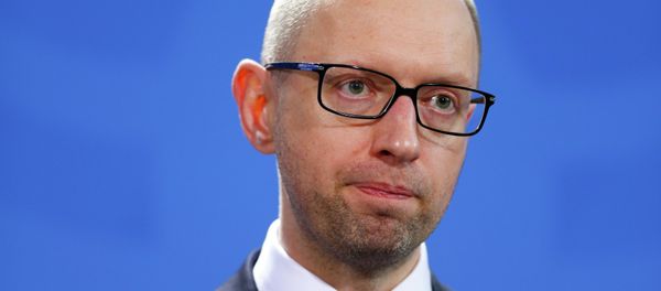 Ukrainian Prime Minister Arseny Yatseniuk addresses a news conference following talks at the Chancellery in Berlin January 8, 2015 Ukrainian Prime Minister Arseny Yatseniuk addresses a news conference following talks at the Chancellery in Berlin January 8, 2015 - Sputnik International