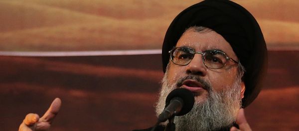 Hezbollah leader Sheik Hassan Nasrallah - Sputnik International