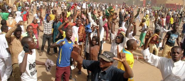 Anti-Charlie Hebdo protests in Zinder Anti-Charlie Hebdo protests in Zinder - Sputnik International