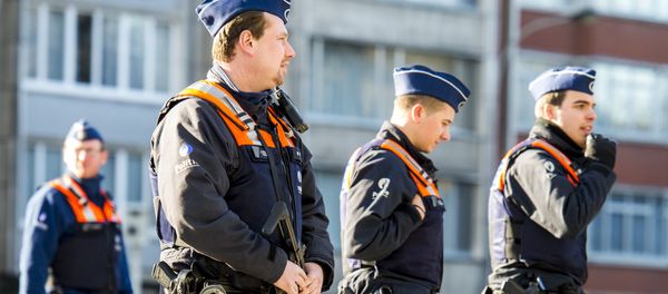 Policemen patrol the Jewish quarter in Antwerp, on January 16, 2015, the day after an anti-terrorist operation. Belgian authorities charged five people with participating in the activities of a terrorist group following a series of raids to foil imminent attacks, the prosecutor's office said on January 16. Three people, including one who survived a deadly police raid in the eastern town of Verviers, were placed in custody and two others conditionally released, prosecutor spokesman Eric Van der Sijpt told AFP. Policemen patrol the Jewish quarter in Antwerp, on January 16, 2015, the day after an anti-terrorist operation. Belgian authorities charged five people with participating in the activities of a terrorist group following a series of raids to foil imminent attacks, the prosecutor's office said on January 16. Three people, including one who survived a deadly police raid in the eastern town of Verviers, were placed in custody and two others conditionally released, prosecutor spokesman Eric Van der Sijpt told AFP. - Sputnik International