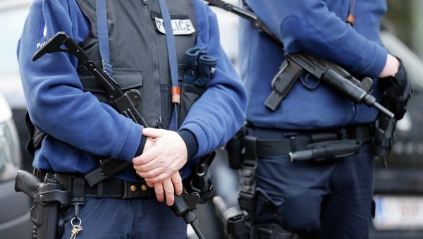 Armed Belgian police officers - Sputnik International