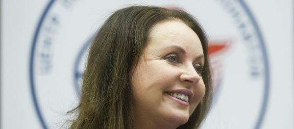 English classical crossover soprano, actress, songwriter and dancer Sarah Brightman meets with top managers and employees of the Gagarin Cosmonaut Training Center - Sputnik International
