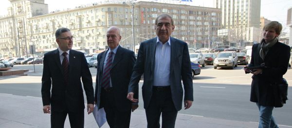 Syrian opposition delegates in Moscow - Sputnik International