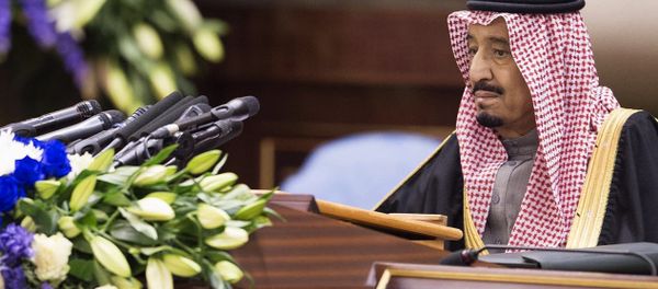 In this image released by the Saudi Press Agency, Crown Prince Salman speaks during a session at the Shura Council in Riyadh, Saudi Arabia in an annual televised speech on Tuesday, Jan. 6, 2015 - Sputnik International