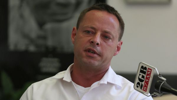 Australian David Hicks, the first Guantanamo prisoner to be convicted of war crimes, speaks to the media at a press conference in Sydney, Australia Wednesday, Nov. 6, 2013 - Sputnik International