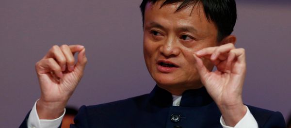 Jack Ma, Founder and Executive Chairman of Alibaba Group, speaks during the session 'An Insight, An Idea with Jack Ma' in the Swiss mountain resort of Davos January 23, 2015 - Sputnik International