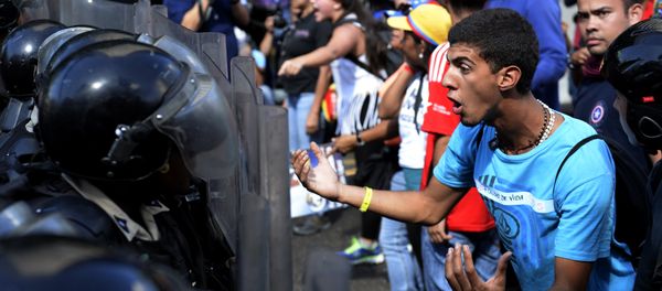 Opponents of Venezuelan President Nicolas Maduro Opponents of Venezuelan President Nicolas Maduro - Sputnik International