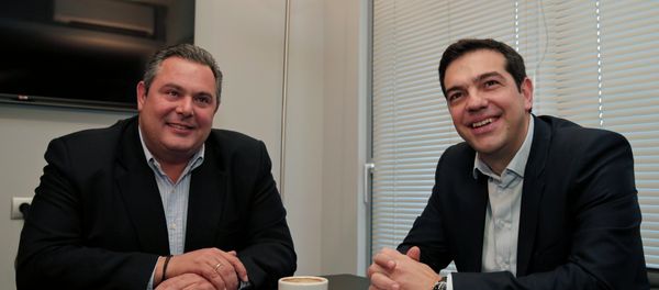 Alexis Tsipras and Panos Kammenos Alexis Tsipras and Panos Kammenos - Sputnik International