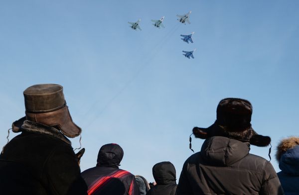 Large-Scale Russian Air Show in Pictures Large-Scale Russian Air Show in Pictures - Sputnik International