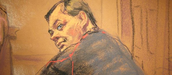 Evgeny Buryakov sits in court in New York, January 26, 2015. - Sputnik International