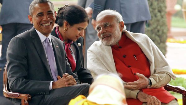 President Barack Obama and Narendra Modi President Barack Obama and Narendra Modi - Sputnik International