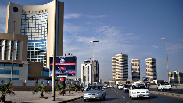Office and hotel towers along Shari' al Corniche, Tripoli, Lybia. Office and hotel towers along Shari' al Corniche, Tripoli, Lybia. - Sputnik International