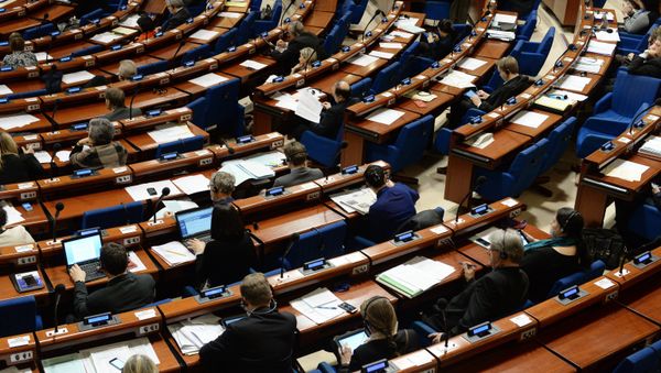 Plenary meeting of the Council of Europe's Parliamentary Assembly Plenary meeting of the Council of Europe's Parliamentary Assembly - Sputnik International
