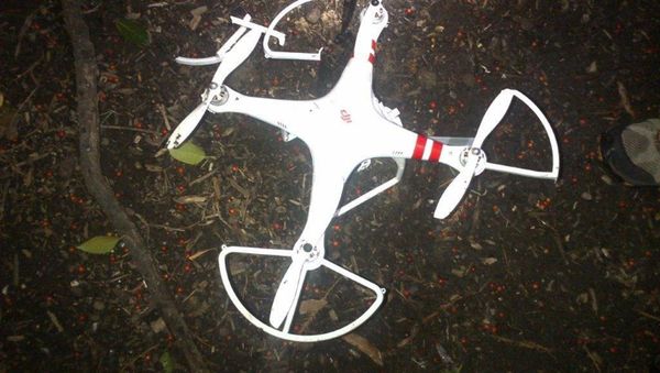 A recreational drone that landed on the White House South Lawn is seen in this US Secret Service handout image taken and released on January 26, 2015. A recreational drone that landed on the White House South Lawn is seen in this US Secret Service handout image taken and released on January 26, 2015. - Sputnik International