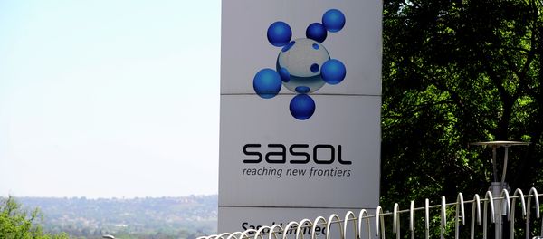 Logo of Sasol at its headquarters in Johannesburg Logo of Sasol at its headquarters in Johannesburg - Sputnik International
