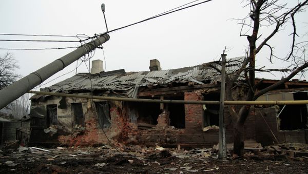 Donetsk after shelling - Sputnik International