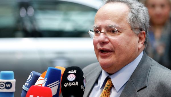 Greek Foreign Minister Nikos Kotzias - Sputnik International