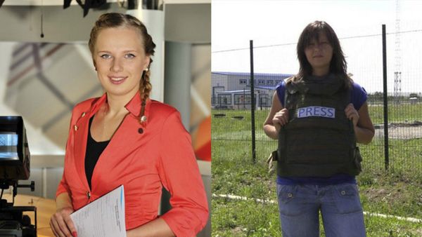 Life News journalists Elizaveta Khramtsova (Photo from vk.com/hramtsova_liza) and Natalia Kalysheva (Photo from Facebook page) - Sputnik International