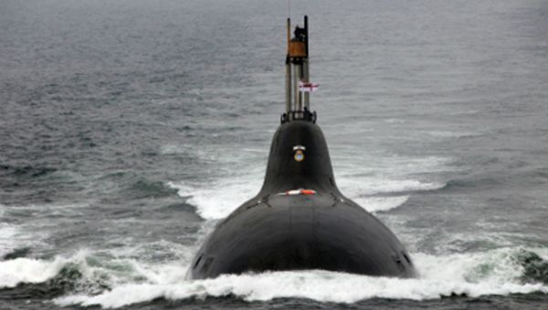 INS Chakra the nuclear attack submarine of the Indian Navy INS Chakra the nuclear attack submarine of the Indian Navy - Sputnik International