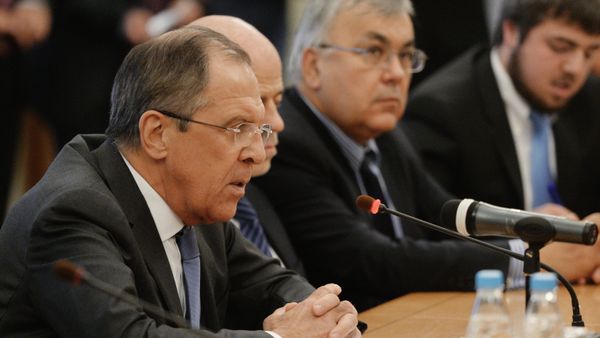 Russian Foreign Minister Sergey Lavrov meets with Syrian opposition and government Russian Foreign Minister Sergey Lavrov meets with Syrian opposition and government - Sputnik International