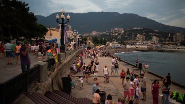 Tourist season in Yalta - Sputnik International