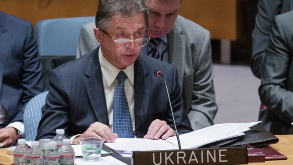 Ukrainian U.N. Ambassador Yuriy Sergeyev speaks during a U.N. Security Council meeting at United Nations headquarters, Friday, July 18, 2014 Ukrainian U.N. Ambassador Yuriy Sergeyev speaks during a U.N. Security Council meeting at United Nations headquarters, Friday, July 18, 2014 - Sputnik International