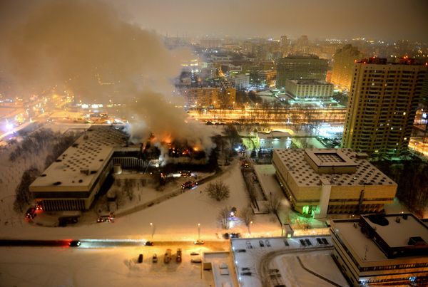 Unique Russian Academic Library Goes up in Flames - Sputnik International