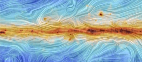 The image portrays the interaction between interstellar dust in the Milky Way and the structure of our Galaxy's magnetic field The image portrays the interaction between interstellar dust in the Milky Way and the structure of our Galaxy's magnetic field - Sputnik International
