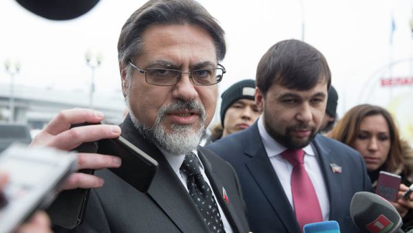 Vladislav Deinego, representative of the separatist self-proclaimed Luhansk republic Vladislav Deinego, representative of the separatist self-proclaimed Luhansk republic - Sputnik International