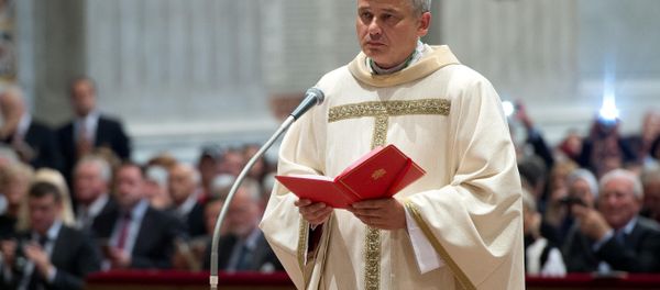 Archbishop Konrad Krajewski attends the ceremony for his episcopal ordination, in St. Peter's Basilica Archbishop Konrad Krajewski attends the ceremony for his episcopal ordination, in St. Peter's Basilica - Sputnik International