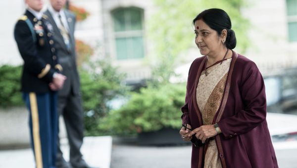 Indian Foreign Minister Sushma Swaraj Indian Foreign Minister Sushma Swaraj - Sputnik International