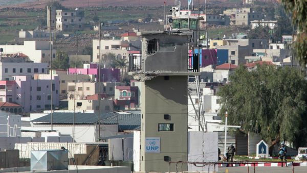 An observer tower damaged during Wednesday's exchange of fire between militant Islamist group Hezbollah and Israel An observer tower damaged during Wednesday's exchange of fire between militant Islamist group Hezbollah and Israel - Sputnik International