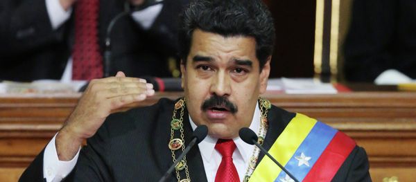 Venezuela's President Nicolas Maduro, speaks during the annual state-of-the-nation address at the National Assembly in Caracas, Venezuela, Wednesday, Jan 21, 2015 Venezuela's President Nicolas Maduro, speaks during the annual state-of-the-nation address at the National Assembly in Caracas, Venezuela, Wednesday, Jan 21, 2015 - Sputnik International