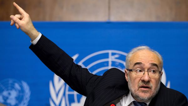 World Meterological Organization (WMO) secretary general Michel Jarraud - Sputnik International