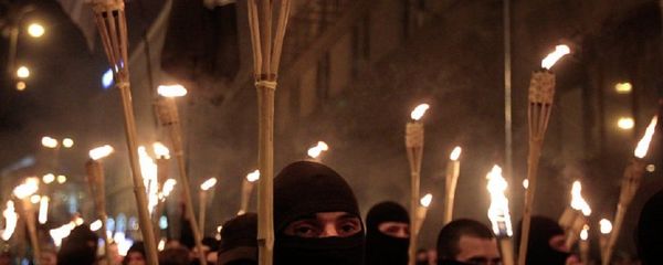 Ukrainian nationalists attempt to march to Kiev's Independence Square - Sputnik International