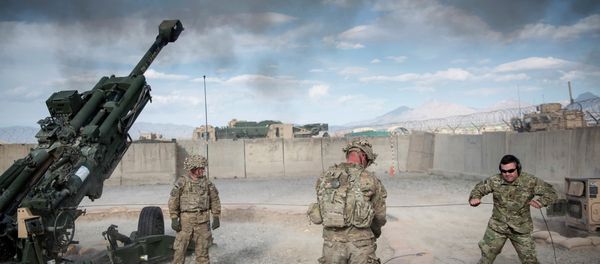 This photo taken on May 28, 2014 shows US Army Sergeant (retired) Joshua Ben, of Missouri (R) who lost his leg to an Rocket Propelled Grenade (RPG) in Afghanistan’s Jalrez Valley in 2007. File Photo This photo taken on May 28, 2014 shows US Army Sergeant (retired) Joshua Ben, of Missouri (R) who lost his leg to an Rocket Propelled Grenade (RPG) in Afghanistan’s Jalrez Valley in 2007. File Photo - Sputnik International