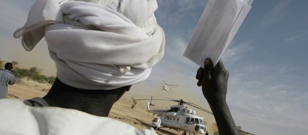 Two Russian pilots working for a company contracted by the UN peacekeeping mission in Darfur were kidnapped on January 29 in Western Sudan. Two Russian pilots working for a company contracted by the UN peacekeeping mission in Darfur were kidnapped on January 29 in Western Sudan. - Sputnik International