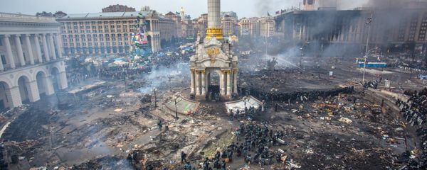 Maidan square in Kiev, Ukraine, Feb 19, 2014 Maidan square in Kiev, Ukraine, Feb 19, 2014 - Sputnik International