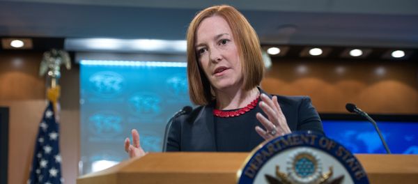 US State Department spokeswoman Jen Psaki US State Department spokeswoman Jen Psaki - Sputnik International