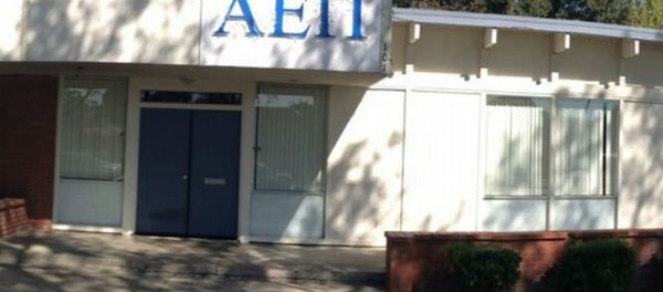 Brothers at a Jewish fraternity at the University of California at Davis awoke Saturday to find red swastikas spray-painted on their off-campus house. Brothers at a Jewish fraternity at the University of California at Davis awoke Saturday to find red swastikas spray-painted on their off-campus house. - Sputnik International