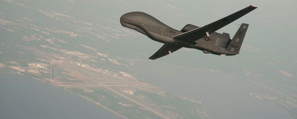 RQ-4 Global Hawk unmanned aerial vehicle conducts tests over Naval Air Station Patuxent River RQ-4 Global Hawk unmanned aerial vehicle conducts tests over Naval Air Station Patuxent River - Sputnik International