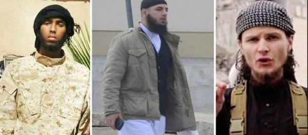 Pictured Left to Right: Khadar Khalib, Awso Peshdary, and John Maguire, all believed to be ISIL recruiters. Pictured Left to Right: Khadar Khalib, Awso Peshdary, and John Maguire, all believed to be ISIL recruiters. - Sputnik International