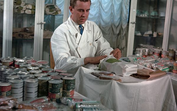 Provision of foodstuffs for Soyuz-9 spacecraft crew Provision of foodstuffs for Soyuz-9 spacecraft crew - Sputnik International